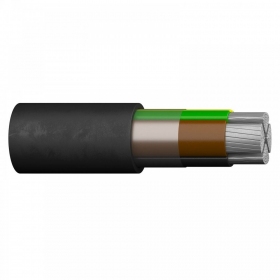 Καλώδιο ισχύος Prysmian Group AXPK-PE 4x16 mm² αλουμίνιο XLPE CPR Eca 0.6/1 kV