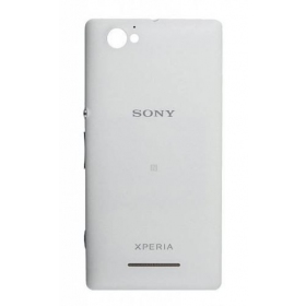 Sony Xperia M πίσω κάλυμμα μπαταρίας (άσπρο) (μεταχειρισμένος grade A, γνησια)