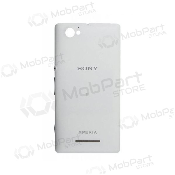 Sony Xperia M πίσω κάλυμμα μπαταρίας (άσπρο) (μεταχειρισμένος grade A, γνησια)