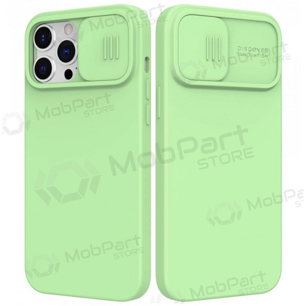 Θήκη Apple iPhone 14 - Nillkin Silicone (ανοιχτό πράσινο)