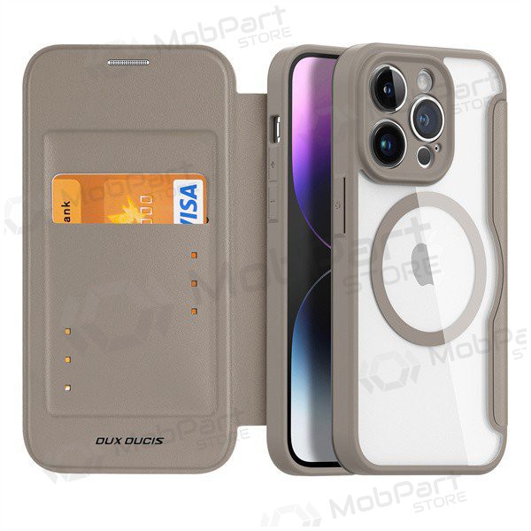 Θήκη Apple iPhone 14 Pro - Dux Ducis Skin X Pro (καφέ)