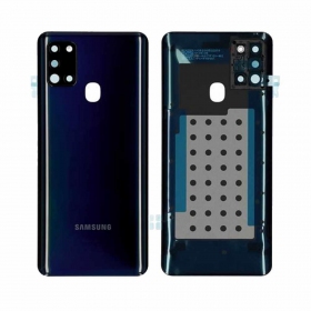 Samsung A217 Galaxy A21s 2020 πίσω κάλυμμα μπαταρίας (μαύρος) (μεταχειρισμένος grade B, γνησια)