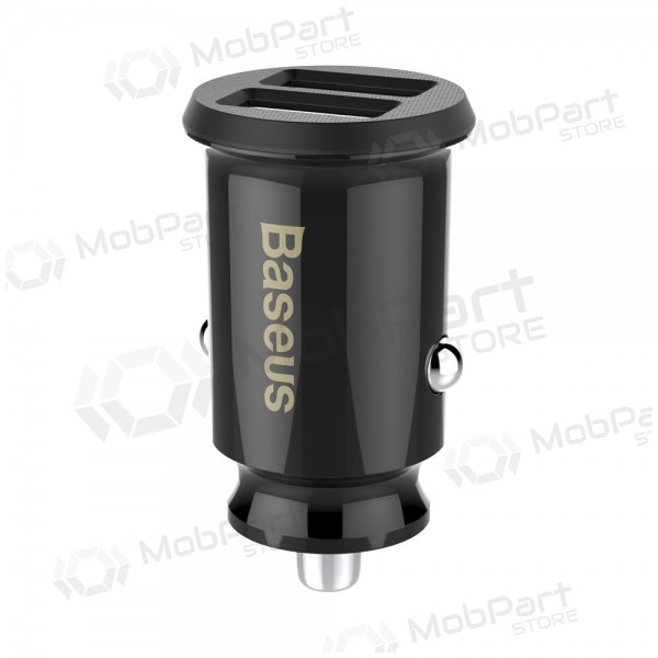 Φορτιστής automobilinis Baseus Grain (3.1A) x 2 USB CCALL-ML01 (μαύρος)