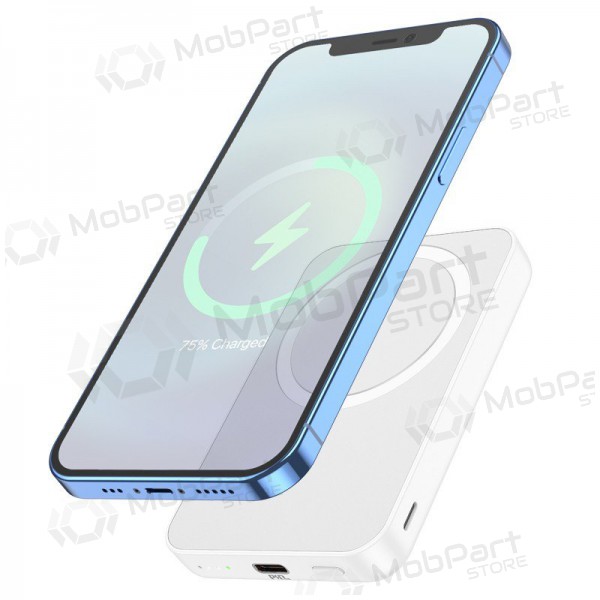 Εξωτερική μπαταρία Power Bank Hoco J109 PD20W Magnetic 5000mAh λευκή