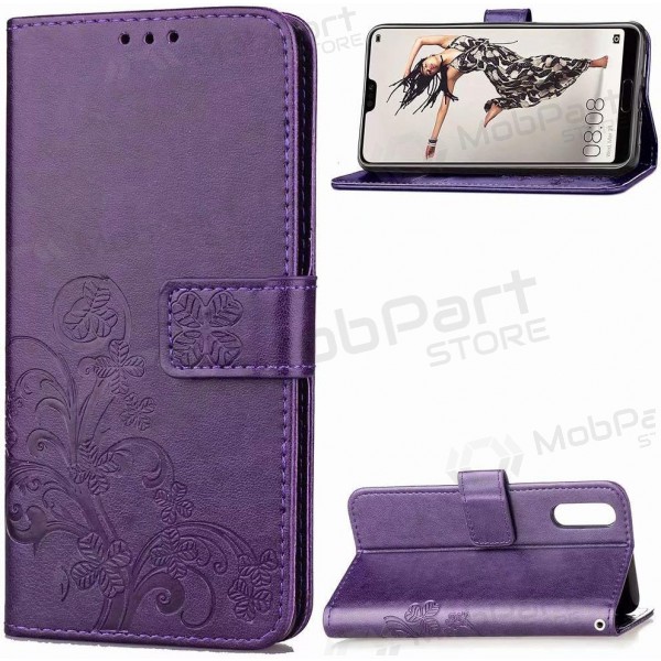 Θήκη Samsung Galaxy A13 5G, A04 - Flower Book (μοβ)
