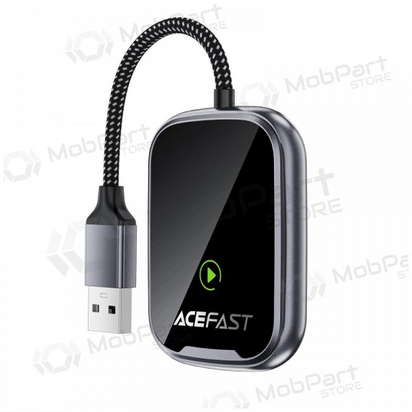 Προσαρμογέας CarPlay Acefast QC1 ασύρματος Android Auto μαύρος