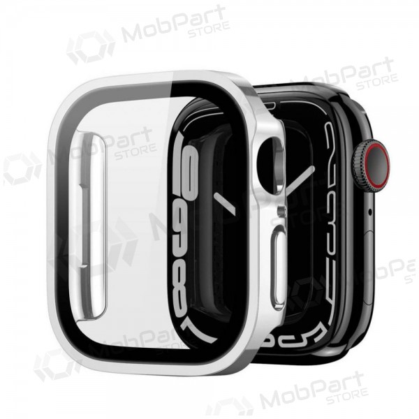 Προστατευτικό γυαλί LCD / θήκη Apple Watch 44mm - Dux Ducis Hamo (ασημί)