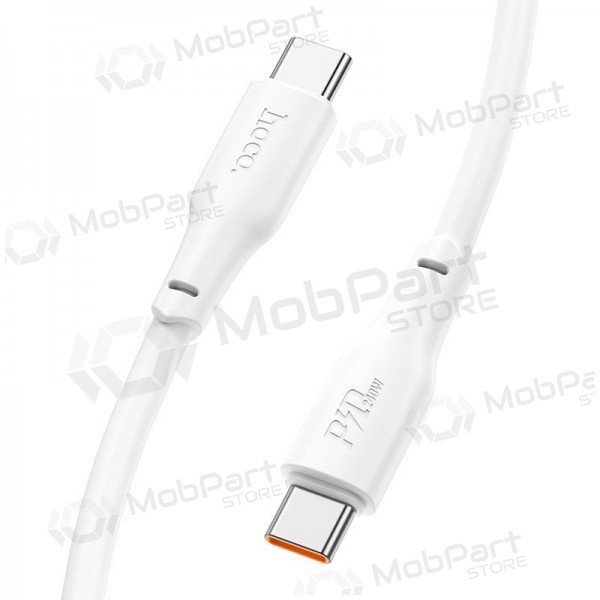 USB καλώδιο Hoco X93 60W USB-C to USB-C 2.0m άσπρο