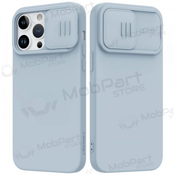 Apple iPhone 15 Pro θήκη „Nillkin Silicone“ (γκρί)