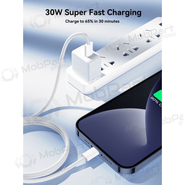 USB καλώδιο Joyroom S-A45 USB-C to Lightning 30W 1.2m άσπρο