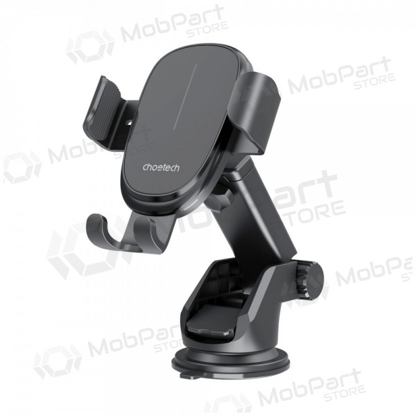 Automobilinis laikiklis-φορτιστής Choetech T203-F 15W Gravity Car Charger Holder μαύρος