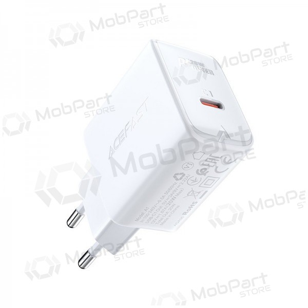 Φορτιστής buitinis Acefast A1 PD20W USB-C άσπρο