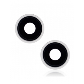 Apple iPhone 13 mini τζαμάκι κάμερας (2τεμ) (Starlight) (με πλαίσιο)