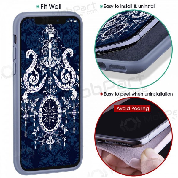 Θήκη Apple iPhone 11 Pro - Liquid Silicone 2.0mm (λιλά γκρι)