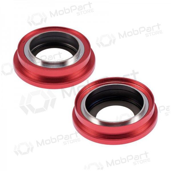 iPhone 14 / 14 Plus τζαμάκι κάμερας (2τεμ) (το κόκκινο) (με πλαίσιο)