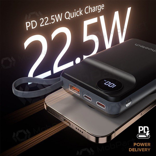 Εξωτερική μπαταρία Power Bank Choetech B696 15W Magsafe 20000mAh μαύρος