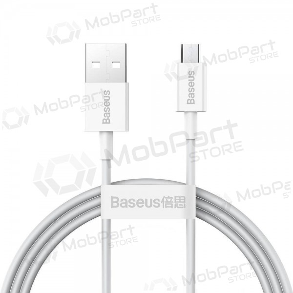 Καλώδιο USB Baseus Superior microUSB 2A 2.0m (λευκό) CAMYS-A02