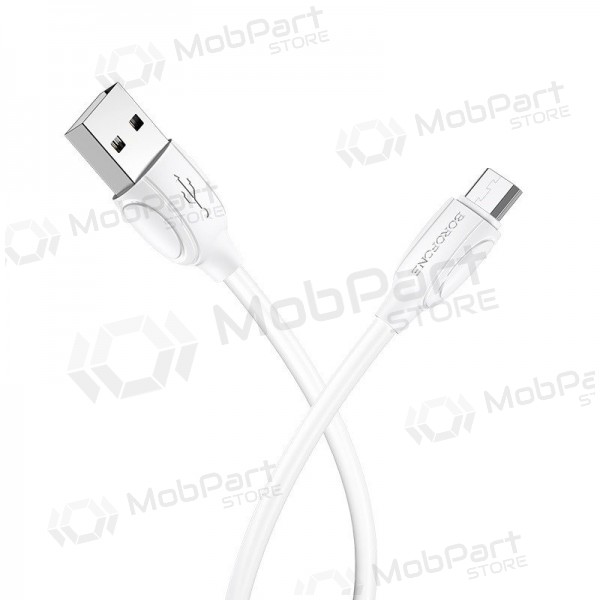 USB καλώδιο Borofone BX19 USB-A to MicroUSB 1.0m άσπρο