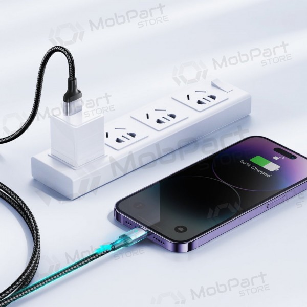 USB καλώδιο Joyroom S-UL012A10 USB to Lightning 2.4A 1.2m μαύρος