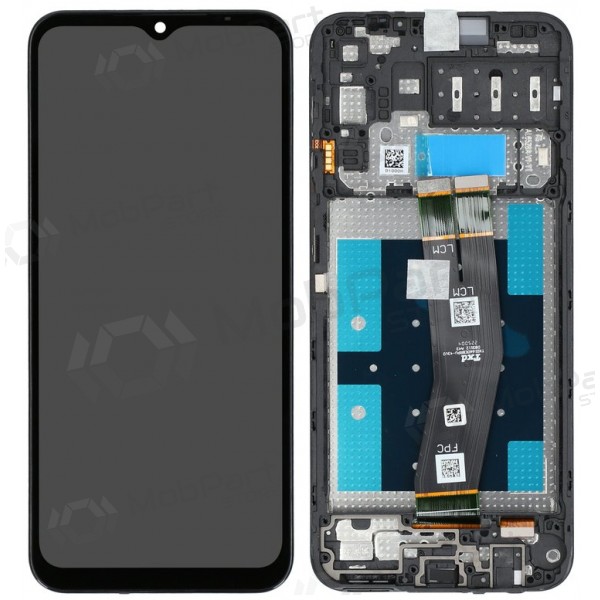 Οθόνη Samsung Galaxy A14 4G (Black flex) (με πλαίσιο) (Premium)