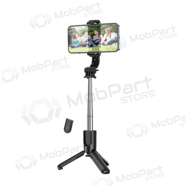 Selfie stick Hoco K17 Mini su trikojo funkcija μαύρος