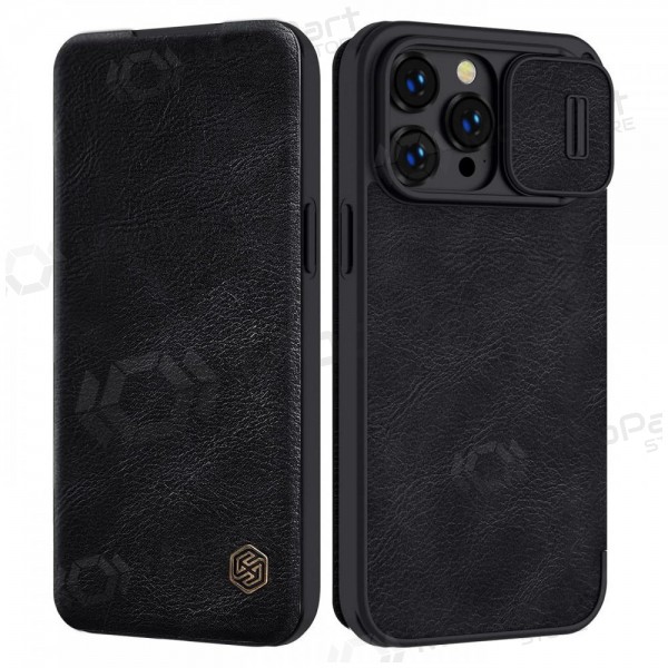 Θήκη Apple iPhone 14 - Nillkin Leather (μαύρη)