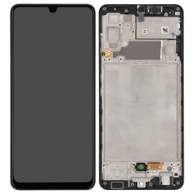 Samsung Galaxy A32 4G οθόνη (μαύρος) (με πλαίσιο) (Premium)