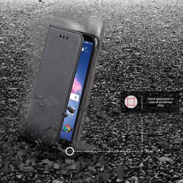 Θήκη LG G8 ThinQ - Smart Magnet (μαύρη)