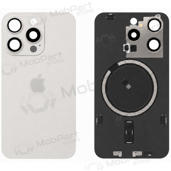 Πίσω κάλυμμα Apple iPhone 15 Pro (λευκό) (Premium)