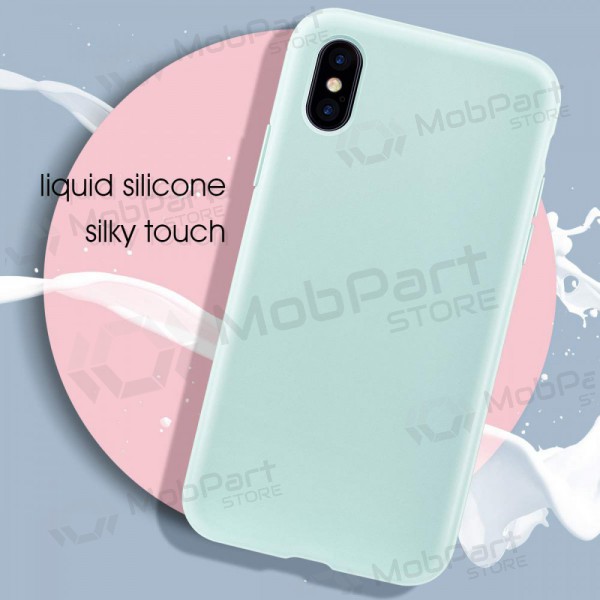 Θήκη Apple iPhone 12 Pro Max - Liquid Silicone 1.5mm (mint)