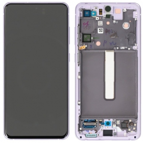 Samsung Galaxy S21 FE 5G οθόνη (levandos) (με πλαίσιο) (γνησια)