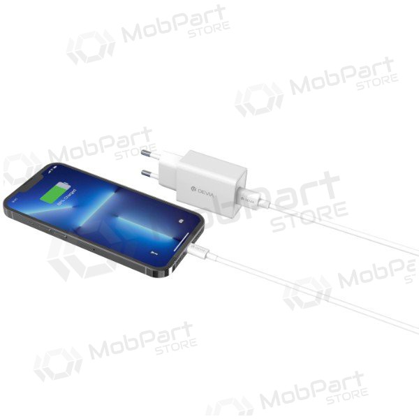 Φορτιστής Devia Smart 2A (λευκό)