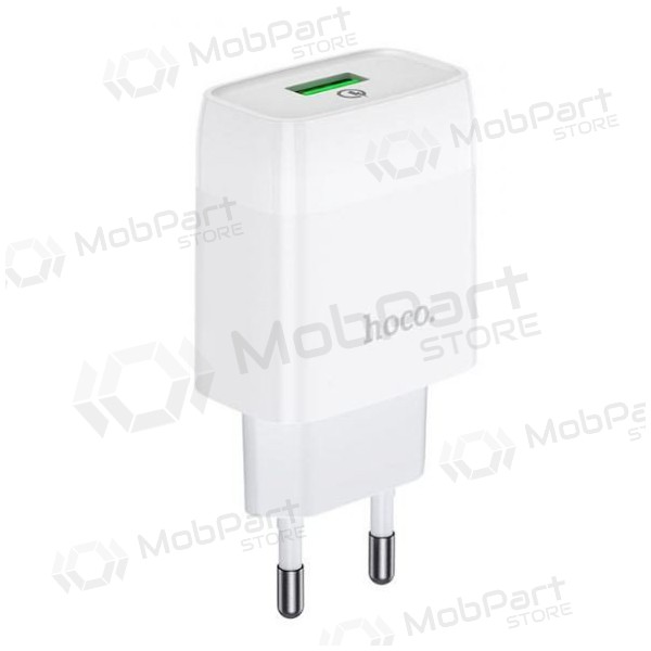 Φορτιστής HOCO C72Q Glorious USB (QC3.0) (άσπρο)
