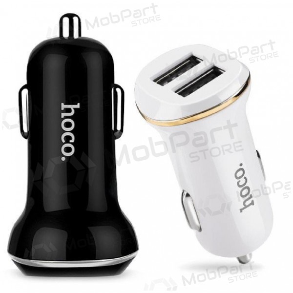 Φορτιστης αυτοκινητου HOCO Z1 Dual USB (5V 2.1A) (άσπρο)