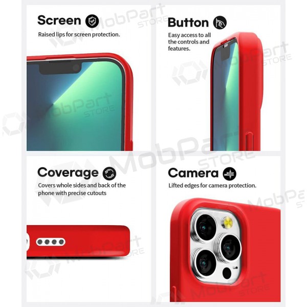 Θήκη Apple iPhone 16 Pro - Mercury Soft Feeling (κόκκινο)