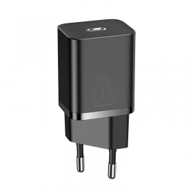 Φορτιστής buitinis Baseus Super Si 20W μαύρος CCSUP-B01