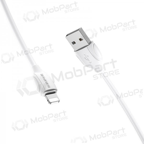 Καλώδιο Lightning Borofone BX19 USB-A σε Lightning 1 m λευκό