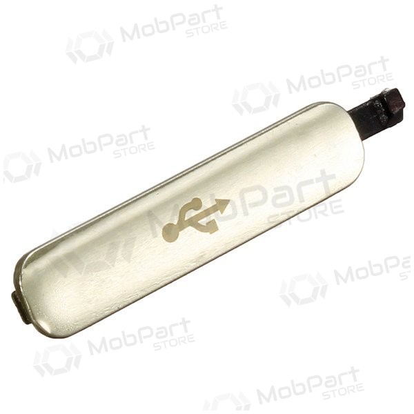 Samsung G900F Galaxy S5 charging socket cover (χρυσαφένιος)