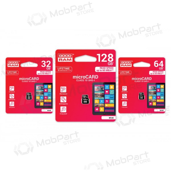 Κάρτα μνήμης GOODRAM MicroSD 32Gb (class 10)