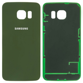 Samsung G925F Galaxy S6 Edge πίσω κάλυμμα μπαταρίας (Green Emerald) (service pack) (γνησια)