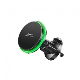 Automobilinis laikiklis-φορτιστής Remax RM-C01 MagSafe 15W μαύρος