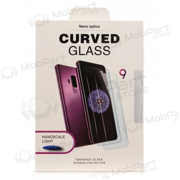 LCD apsauginis stikliukas Nano Optics 5D UV Glue Samsung S928 S24 Ultra lenktas διαφανής