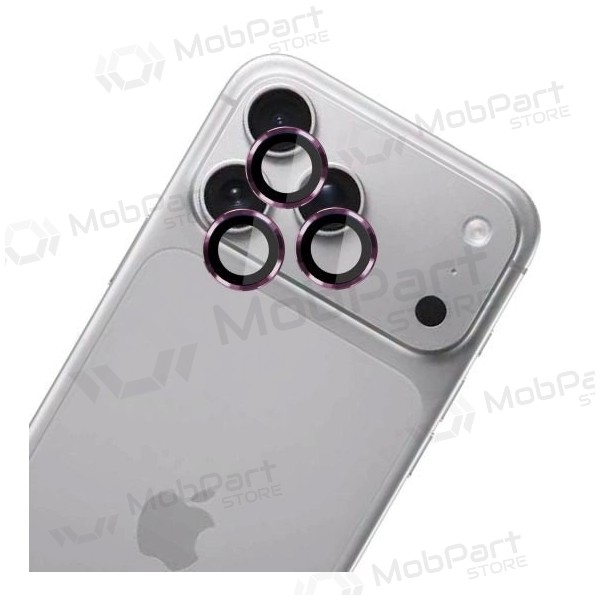 Apple iPhone 18 Pro, 18 Pro Max προστατευτικό σκληρυμένο γυαλί κάμερας - 3MK Lens Pro (κερασί)