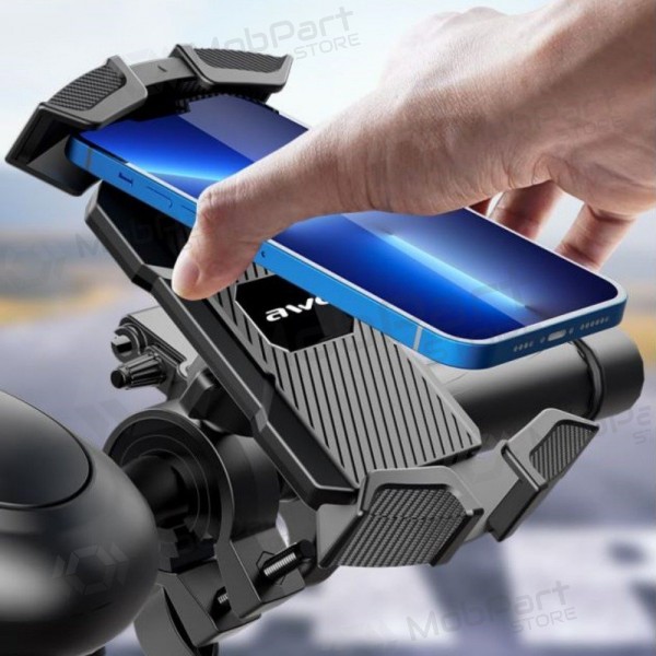 Telefono laikiklis dviračiui Awei X47 μαύρος