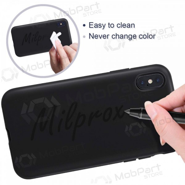 Θήκη Apple iPhone 12 Pro - Liquid Silicone 1.5mm (μαύρο)