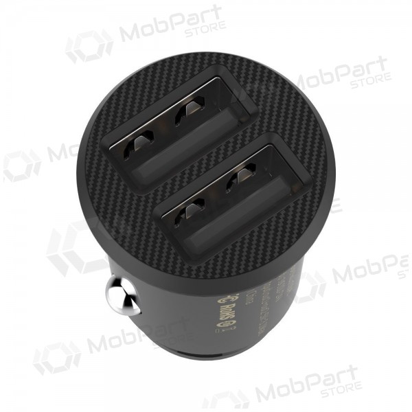 Φορτιστής automobilinis Baseus Grain (3.1A) x 2 USB CCALL-ML01 (μαύρος)