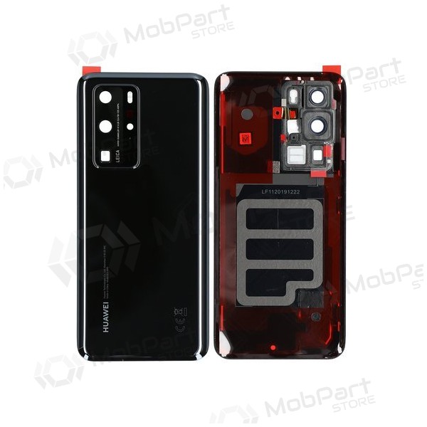 Huawei P40 Pro πίσω κάλυμμα μπαταρίας (μαύρος) (μεταχειρισμένος grade C, γνησια)