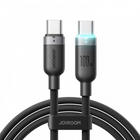 Καλώδιο USB-C Joyroom S-A63 USB-C σε USB-C 1,2 m 100 W μαύρο
