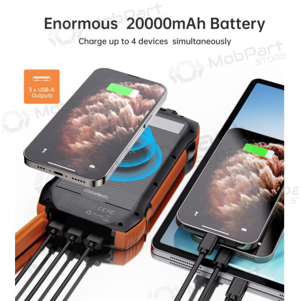 Εξωτερική μπαταρία Power Bank Choetech B657 20000mAh