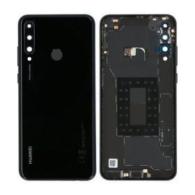 Huawei Y6p 2020 πίσω κάλυμμα μπαταρίας (Midnight Black) (μεταχειρισμένος grade C, γνησια)